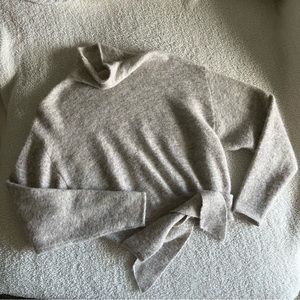 Wilfred Lorin Tie Sweater Heather Herring